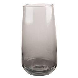 Foto van Clayre & eef waterglas 430 ml grijs glas drinkbeker drinkglas grijs drinkbeker drinkglas