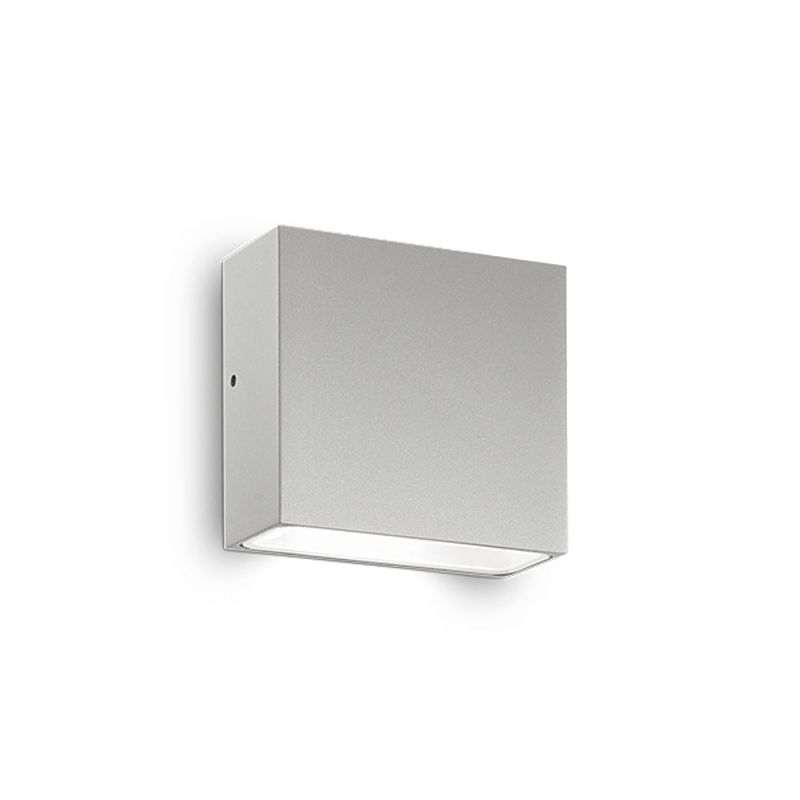 Foto van Moderne wandlamp - ideal lux tetris-1 - grijs - aluminium - g9 - 10x4x9 cm