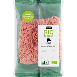 Foto van 2 voor € 7,50 | jumbo biologisch rundergehakt 300g aanbieding bij jumbo