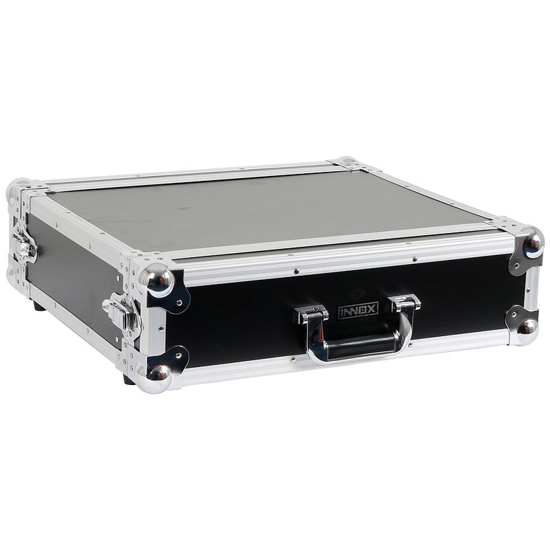 Foto van Innox basic line rack 2u-35 doubledoor flightcase 2u, 35 cm