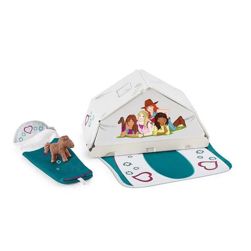 Foto van Schleich horse club camping accessories