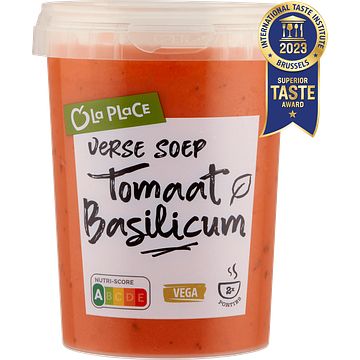 Foto van La place verse soep tomaat basilicum 500g bij jumbo