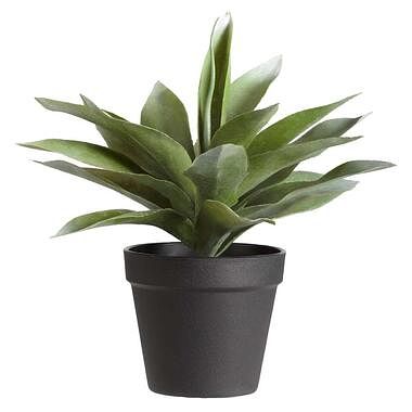 Foto van Kunstplant agave in pot - 30 cm - leen bakker