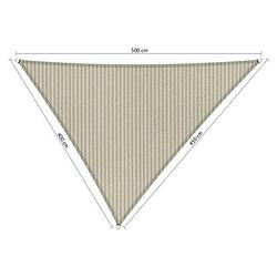 Foto van Shadow comfort driehoek 4x4,5x5m sahara sand