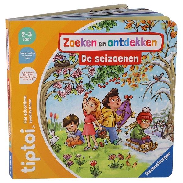 Foto van Ravensburger tiptoi boek zoeken en ontdekken: de seizoenen