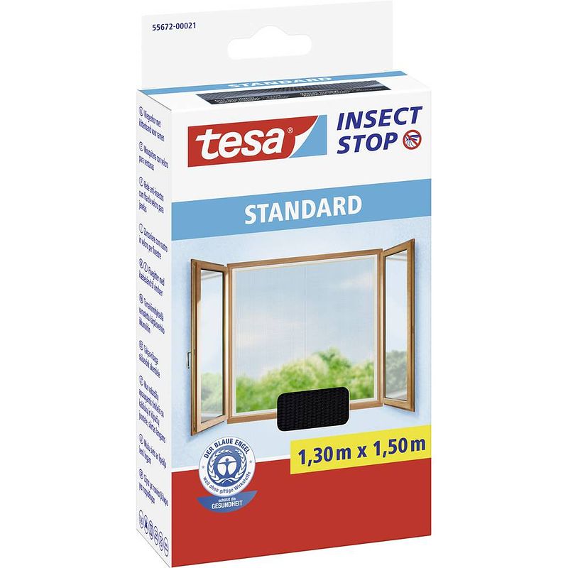 Foto van Tesa standard raamhor zwart 1,3 x 1,5 m