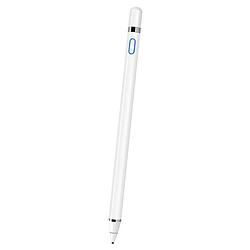 Foto van Basey stylus pen universeel active touch pen voor tablet en smartphone - wit