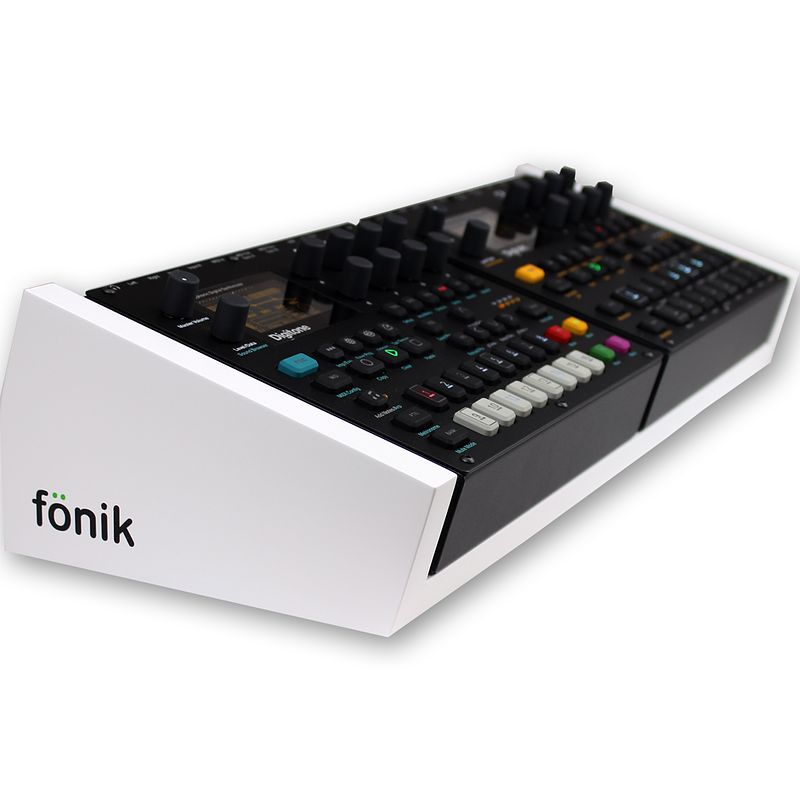 Foto van Fonik audio innovations wit voor 2x elektron digitakt/digitone