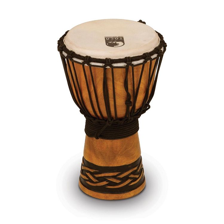 Foto van Toca todj-7ck 7 inch origins series djembe celtic knot