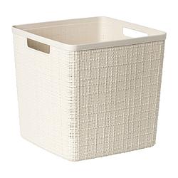 Foto van Curver jute opbergmand cube - 17 liter - beige