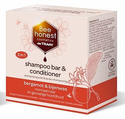 Foto van Bee honest shampoo bar & conditioner bergamot & bijenwas