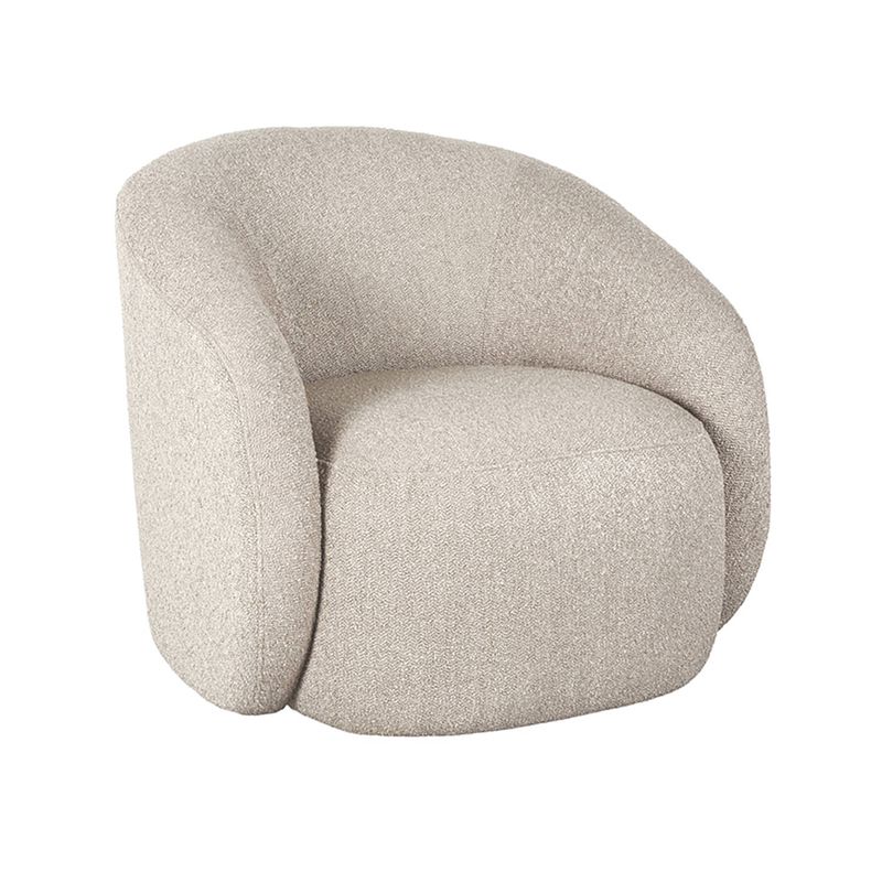 Foto van Label51 fauteuil alby - beige - boucle