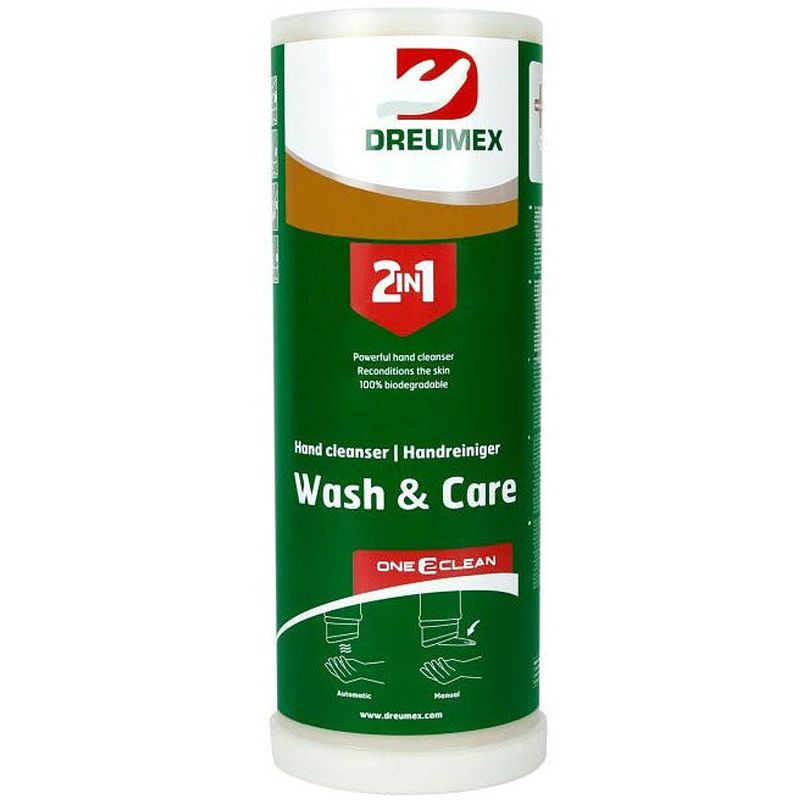 Foto van Dreumex wash&care handreiniger / handzeep 3 liter one2clean cartridge
