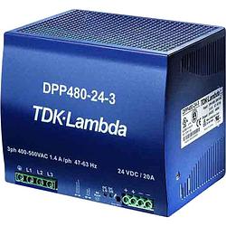 Foto van Tdk-lambda dpp480-24-3 din-rail netvoeding 24 v/dc 20 a 480 w aantal uitgangen: 1 x inhoud: 1 stuk(s)