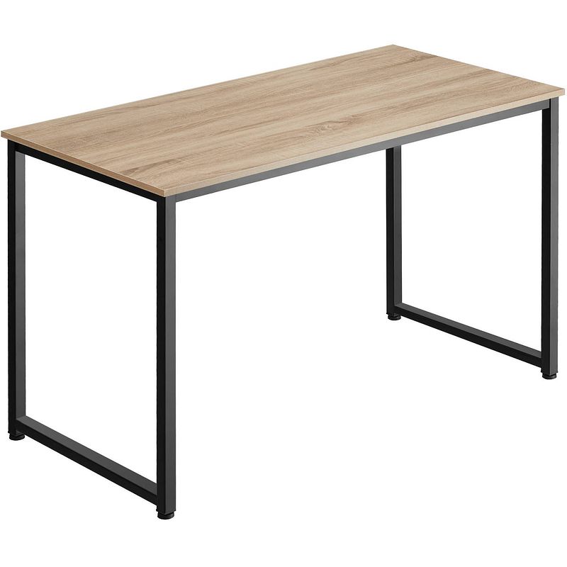 Foto van Tectake - bureau tafel flint 140 cm - industrieel - lichtbruin - 404468