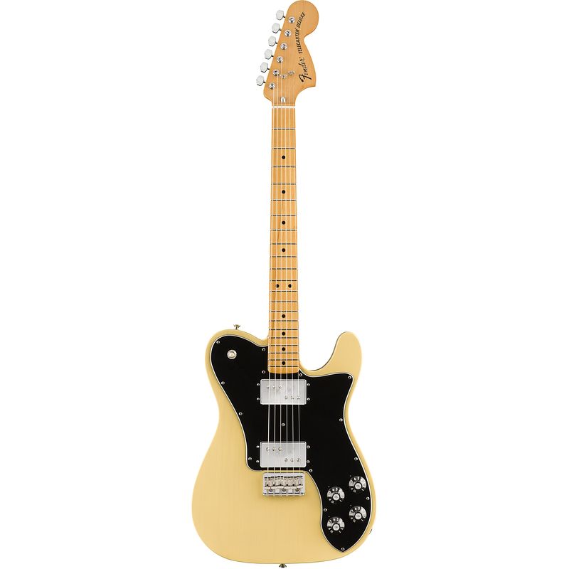 Foto van Fender vintera 70s telecaster deluxe vintage blonde met gigbag