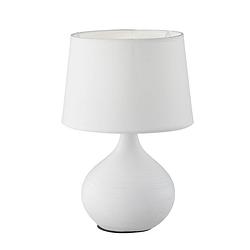 Foto van Moderne tafellamp martin - kunststof - wit