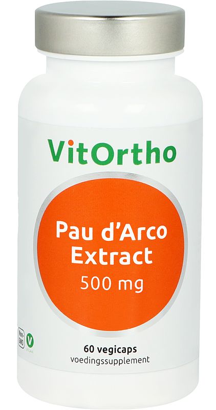 Foto van Vitortho pau d'arco extract 500 mg vegicaps