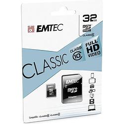 Foto van Emtec ecmsdm32ghc10cg flashgeheugen 32 gb microsd klasse 10