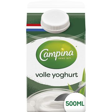 Foto van Campina volle yoghurt 500ml bij jumbo