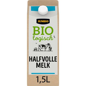 Foto van Jumbo biologisch verse halfvolle melk 1, 5l