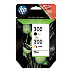 Foto van Hp 300 combo-pack zwart en kleur cartridge