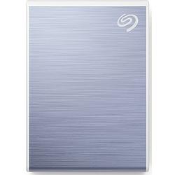 Foto van Seagate externe ssd harde schijf one touch 500gb (blauw)