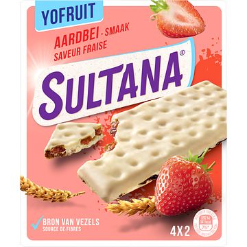 Foto van 2 verpakkingen a 140200 gram | sultana yofruit aardbei 143g aanbieding bij jumbo