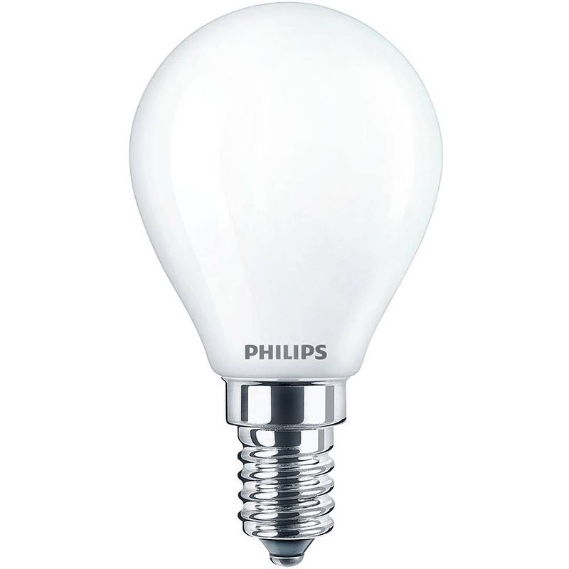 Foto van Philips lighting 76279700 led-lamp energielabel f (a - g) e14 4.3 w = 40 w koudwit (ø x l) 45 mm x 45 mm 1 stuk(s)