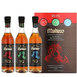 Foto van Ron malteco set 3x20cl rum