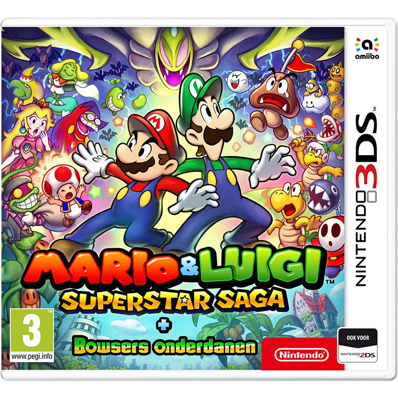 Foto van 3ds mario en luigi superstar saga + bowsers onderdanen