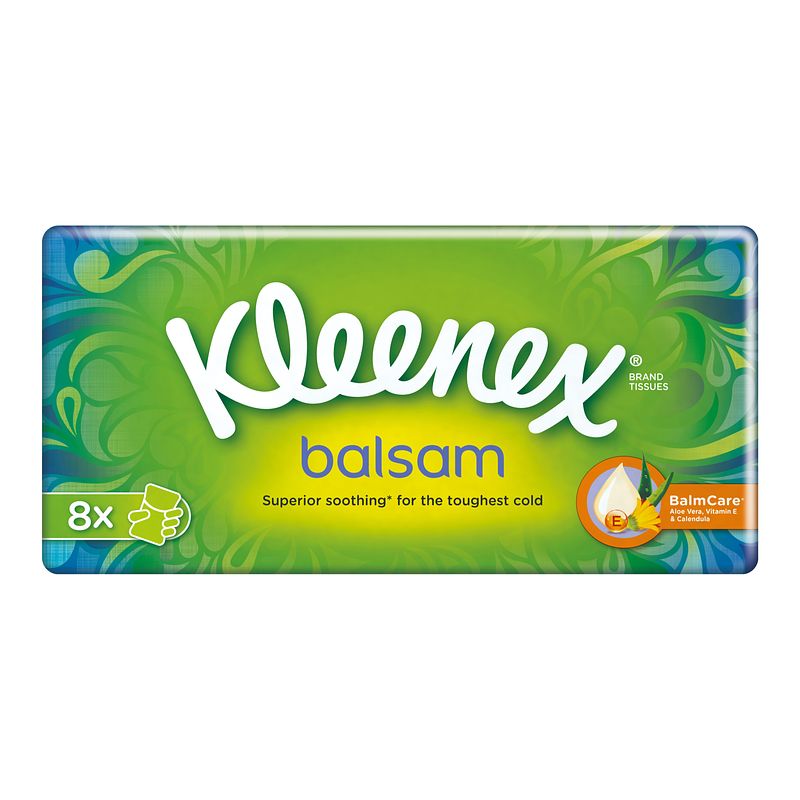 Foto van Kleenex balsam zakdoekjes 8 stuks bij jumbo