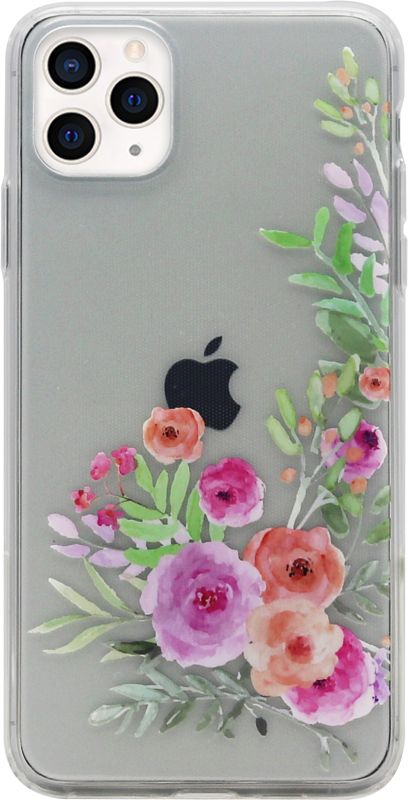 Foto van Bluebuilt rose garden soft case apple iphone 11 pro max back cover transparant