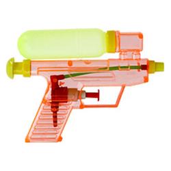 Foto van Waterpistool/waterpistolen rood 15 cm - waterpistolen
