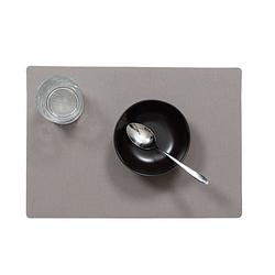 Foto van Stevige luxe tafel placemats plain taupe 30 x 43 cm - placemats