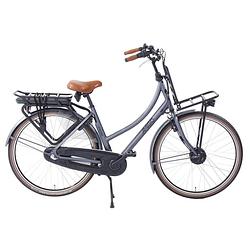 Foto van Amigo elektrische transportfiets e-strong t2 28 inch 57 cm dames 3v rollerbrake matgrijs