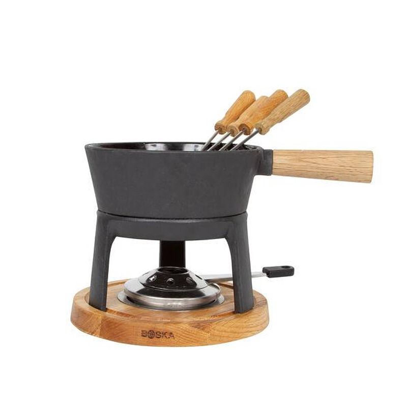 Foto van Boska fondueset pro - 4 personen - zwart/bruin - 1,2 l