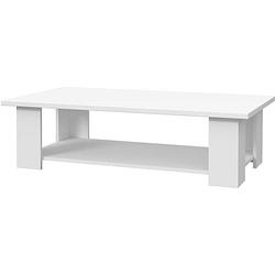 Foto van Pilvi rechthoekige salontafel - mat wit - l 110 x d 60 x h 31 cm