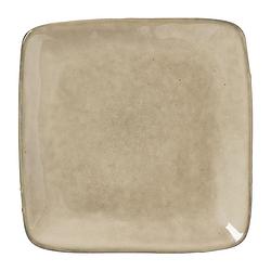 Foto van Vierkant bord toscane - beige - 20 cm