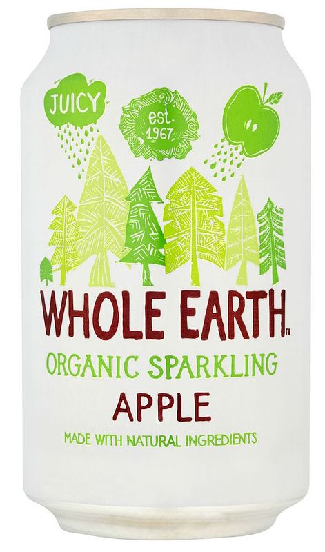Foto van Whole earth sparkling apple 330ml