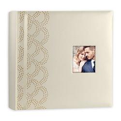 Foto van Luxe fotoboek/fotoalbum anais bruiloft/huwelijk met 50 paginas goud 32 x 32 x 5 cm - fotoalbums