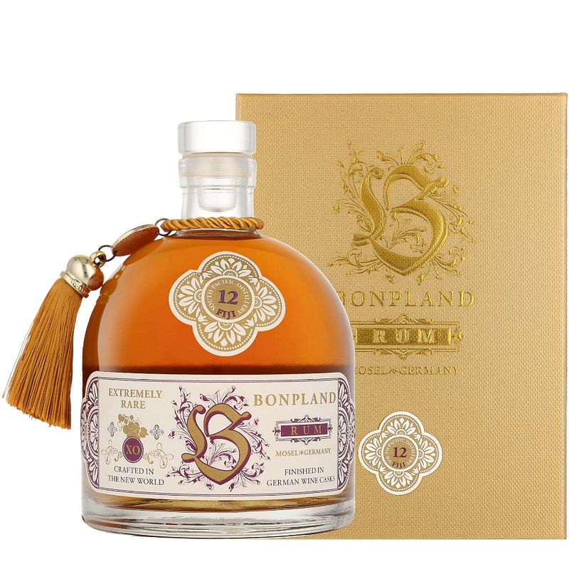 Foto van Bonpland 12 years south pacific distillery 50cl rum + giftbox