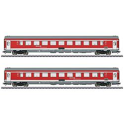 Foto van Märklin 42989 h0 set van 2 personenrijtuigen van de münchen-nürnberg express van de db-ag