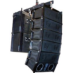 Foto van Electro-voice xld291-fgb 3-weg 8-inch line array luidspreker 90° zwart