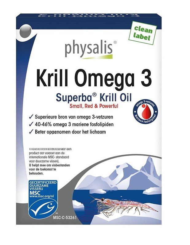 Foto van Physalis krill omega 3