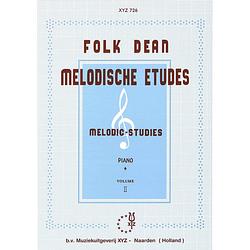 Foto van Xyz uitgeverij melodische etudes 2 piano lesboek