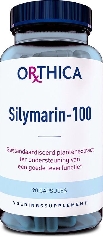 Foto van Orthica silymarin-100 capsules