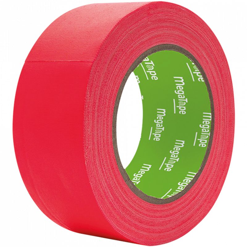 Foto van Showgear megatape ut120 fluor tape fluorescerende gaffa tape 19 mm x 25 m, roze