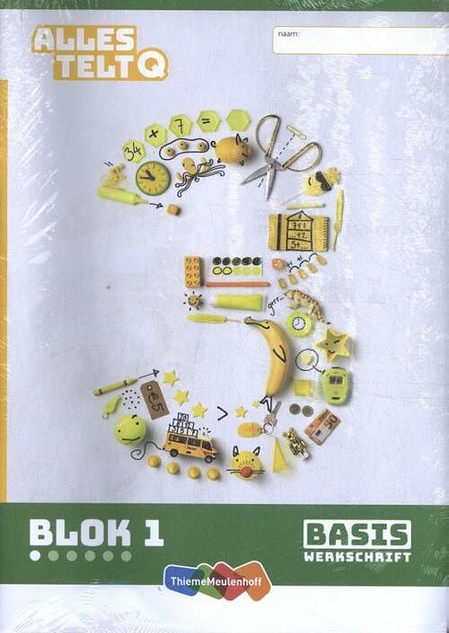 Foto van Alles telt q basiswerkschrift blok 1 t/m 6 groep 3 - paperback (9789006919318)