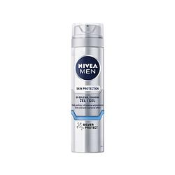 Foto van Huidbeschermende scheergel voor mannen silver protect 200ml